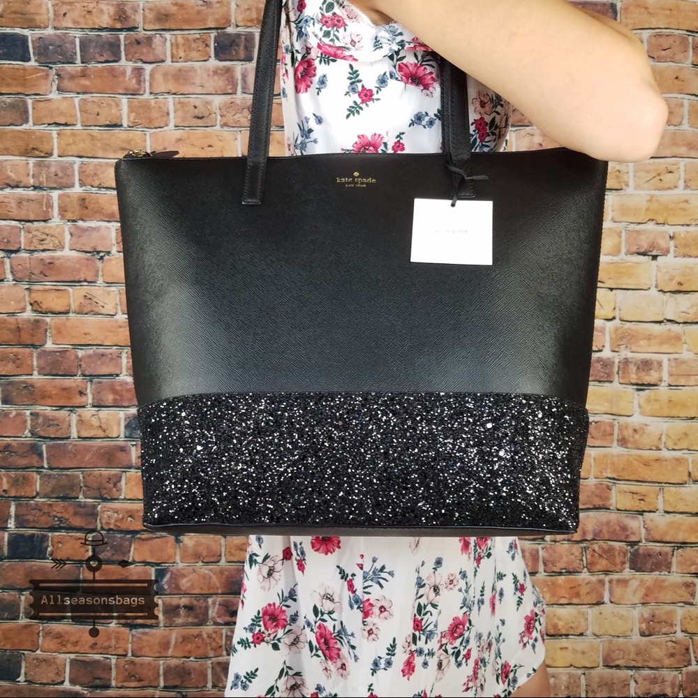 Kate spade LARGE PENNY Greta Court Black SET tote - Picture 4 of 8